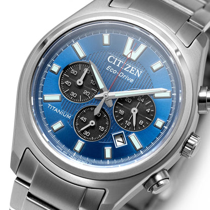 Citizen Super Titanium Blue Dial 40mm Watch