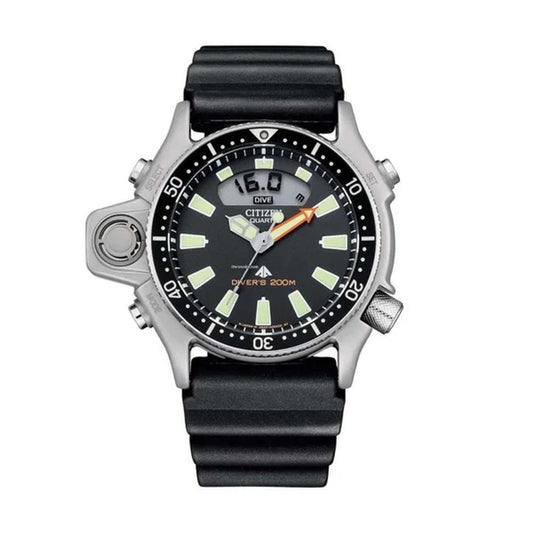 Citizen Stainless Steel Rubber Strap 44mm Men's Watch