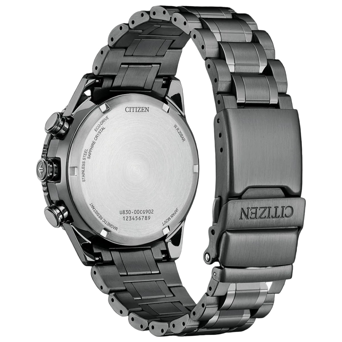 Citizen Promaster Stainless Steel Lcd, Black Dial Men's Watch