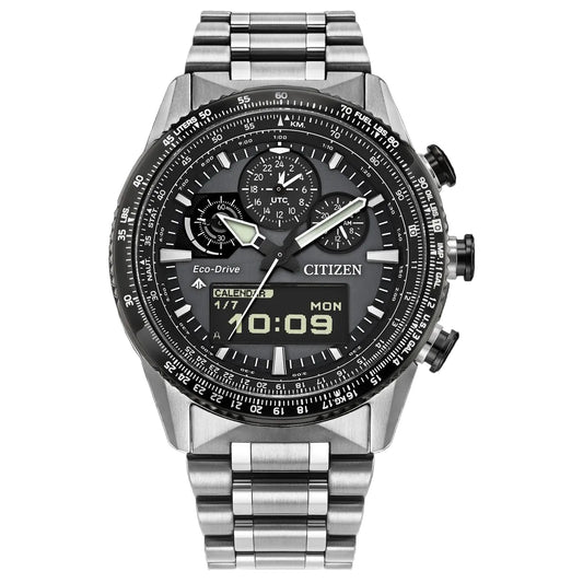 Citizen Stainless Steel Gray Dial 43mm Men's Watch