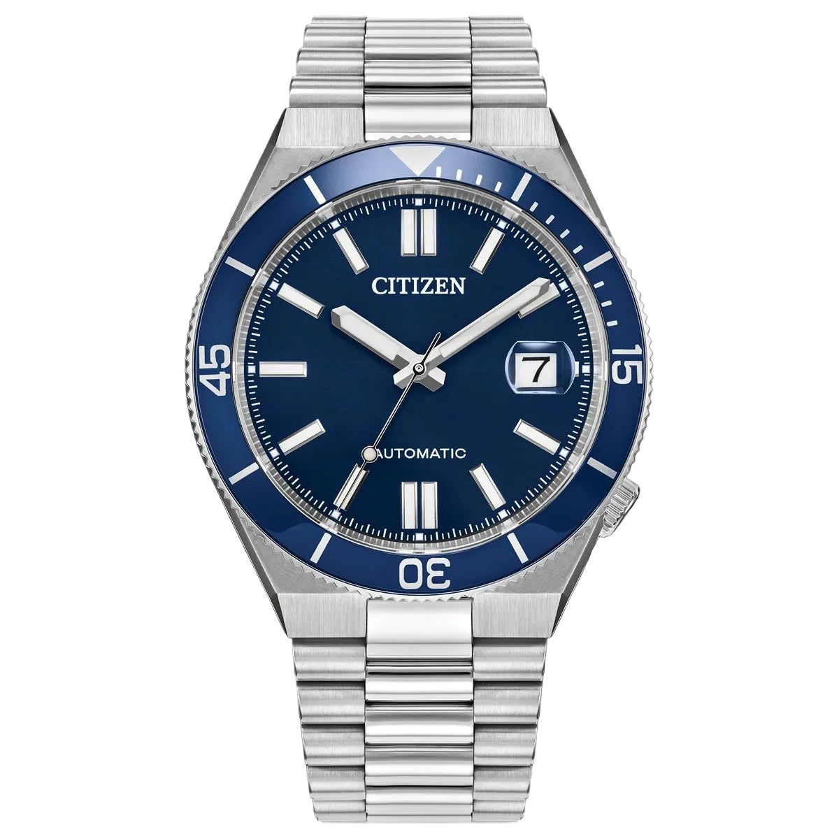 Citizen Stainless Steel Navy Dial 40mm Watch