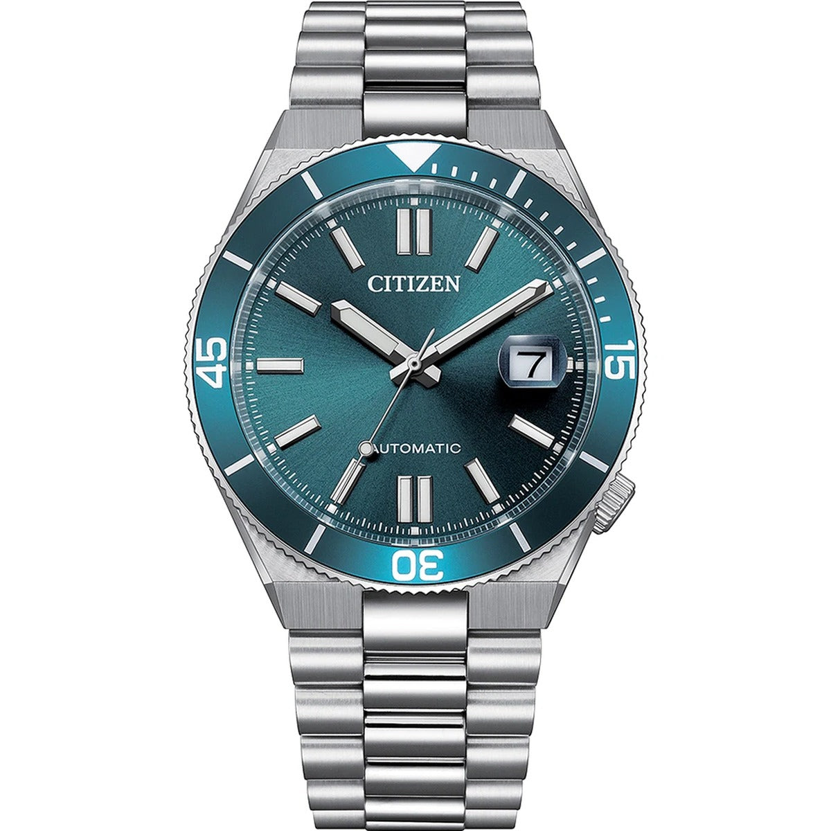 Citizen Tsuyosa Stainless Steel Petrol Dial 40mm Watch