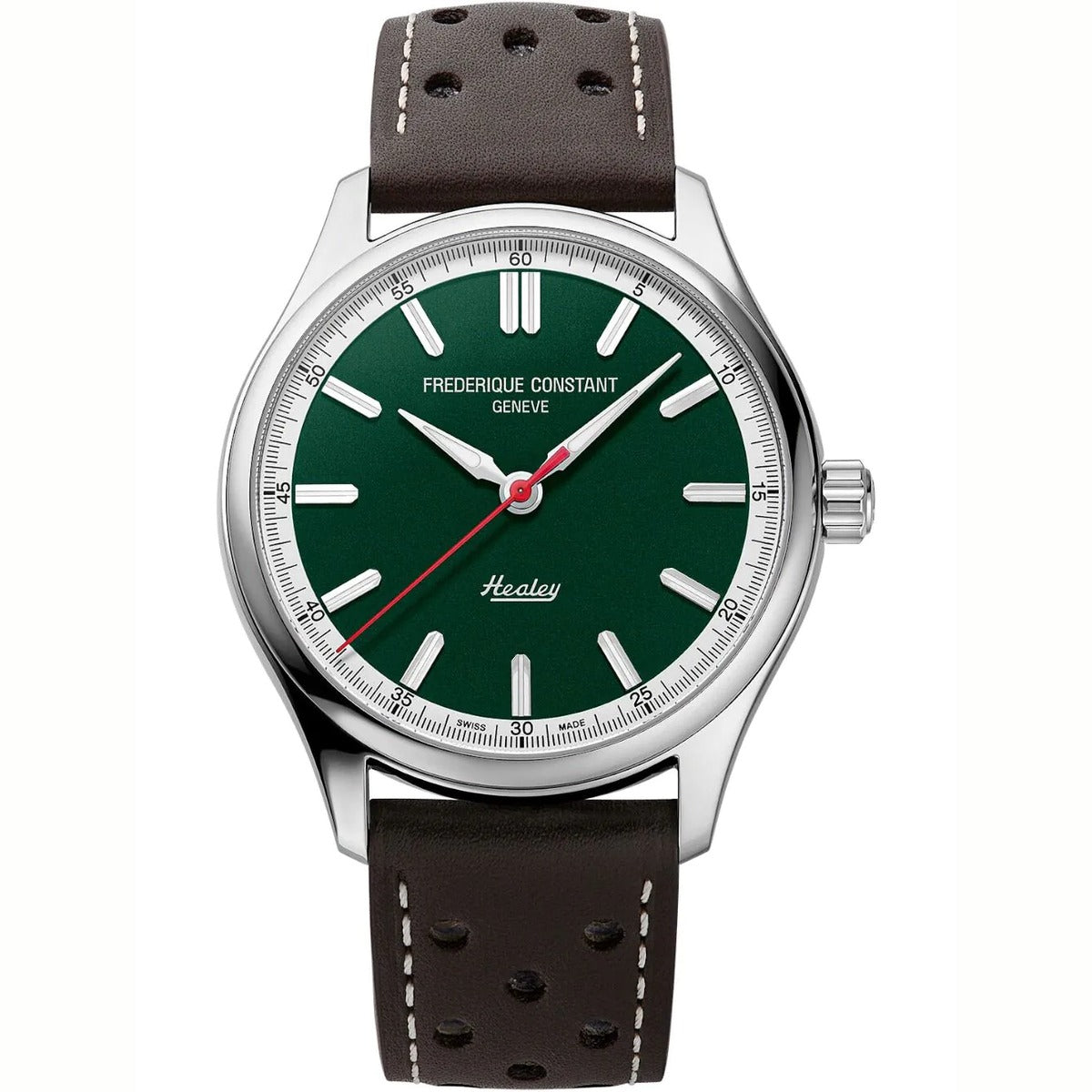 Frederique Constant Stainless Steel Green Dial 40mm Men's Watch