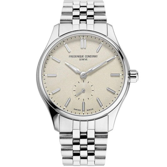 Frederique Constant Stainless Steel Grey Dial 39mm Men's Watch