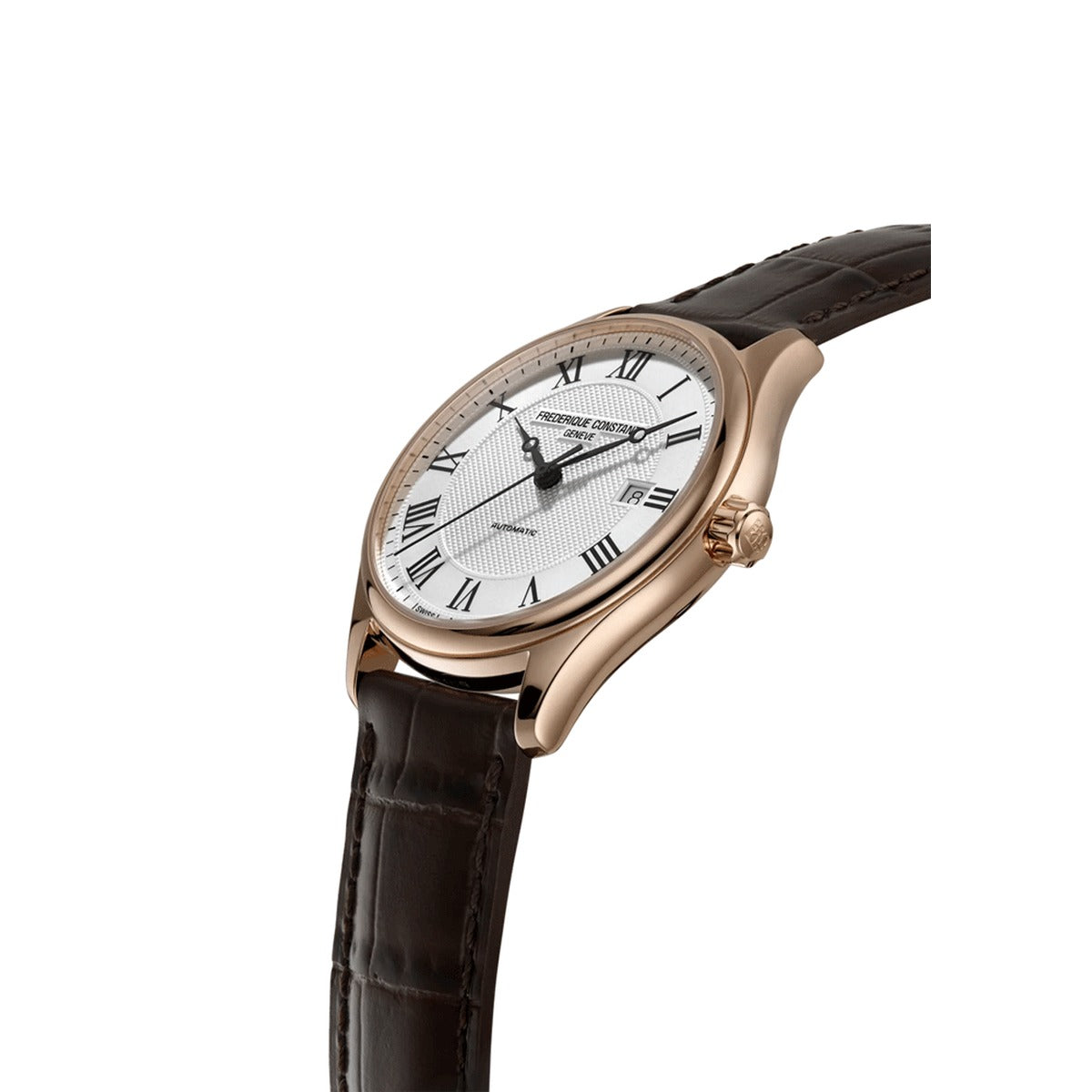 Frederique Constant Stainless Steel Leather Strap 40mm Men's Watch