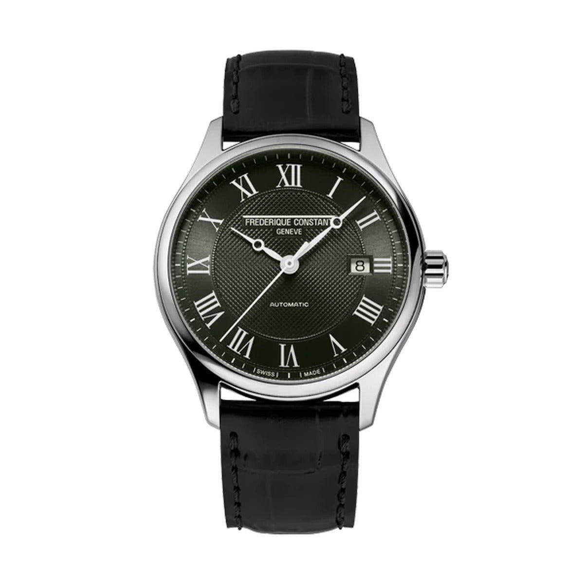 Frederique Constant Stainless Steel Leather Strap 40mm Watch