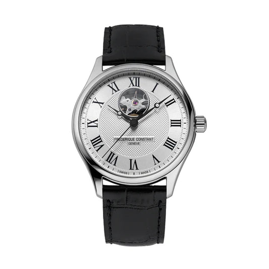Frederique Constant Stainless Steel Leather Strap 40mm Watch