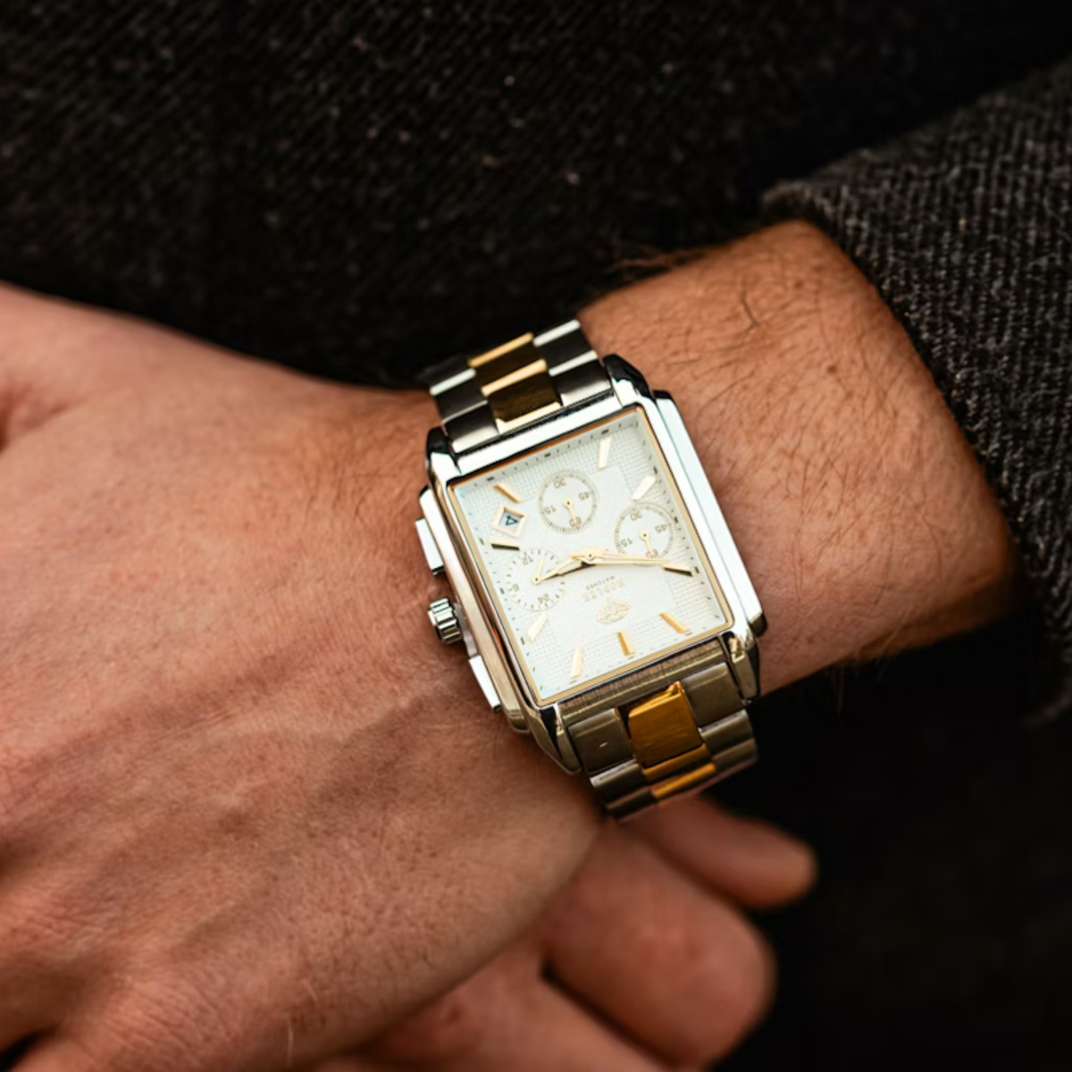 Hodler Veytaux Gold & Silver Men's Watch