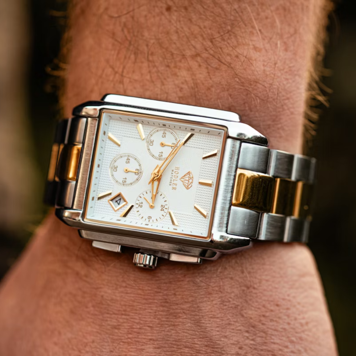 Hodler Veytaux Gold & Silver Men's Watch