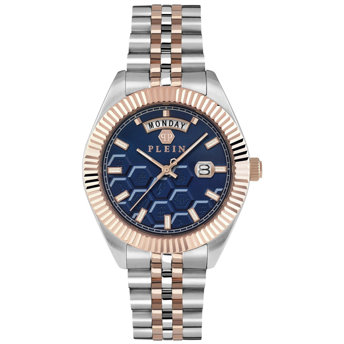 Philipp Plein Stainless Steel Black Dial 42mm Men's Watch
