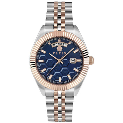 Philipp Plein Stainless Steel Black Dial 42mm Men's Watch