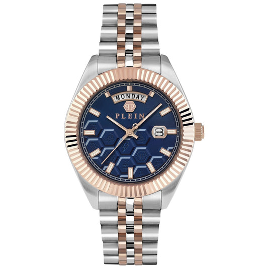 Philipp Plein Stainless Steel Black Dial 42mm Men's Watch