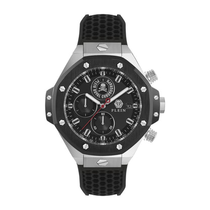 Philipp Plein Stainless Steel Black Dial 46mm Men's Watch