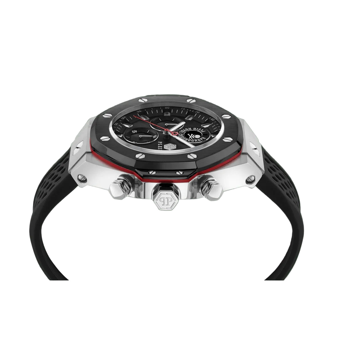 Philipp Plein Stainless Steel Black Dial 46mm Men's Watch