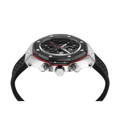 Philipp Plein Stainless Steel Black Dial 46mm Men's Watch