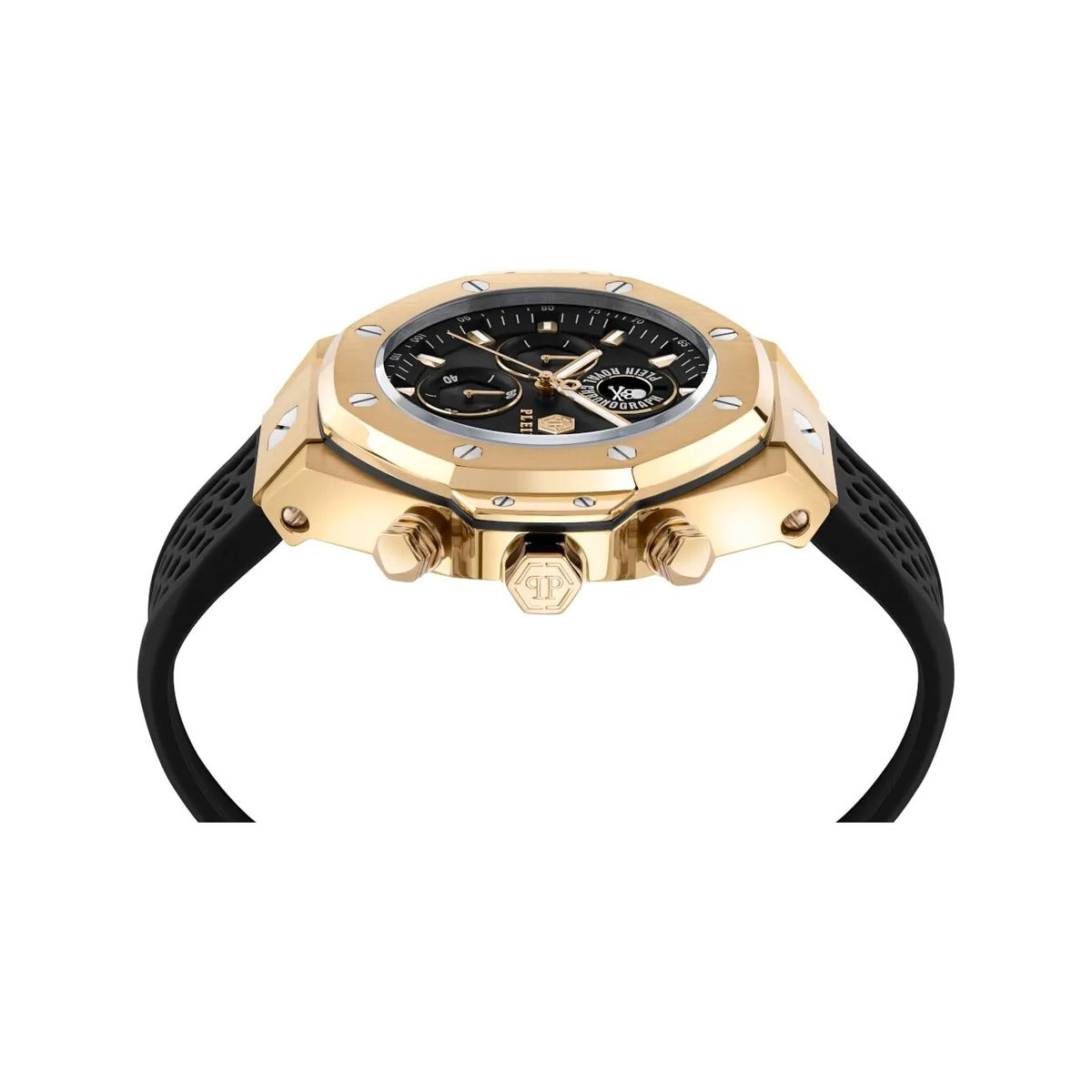 Philipp Plein Stainless Steel Black Dial 46mm Men's Watch