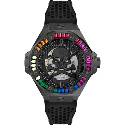 Philipp Plein Stainless Steel Black Dial 46mm Men's Watch