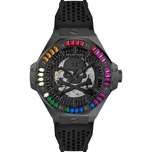 Philipp Plein Stainless Steel Black Dial 46mm Men's Watch