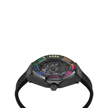 Philipp Plein Stainless Steel Black Dial 46mm Men's Watch