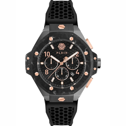 Philipp Plein Stainless Steel Black Dial 46mm Men's Watch