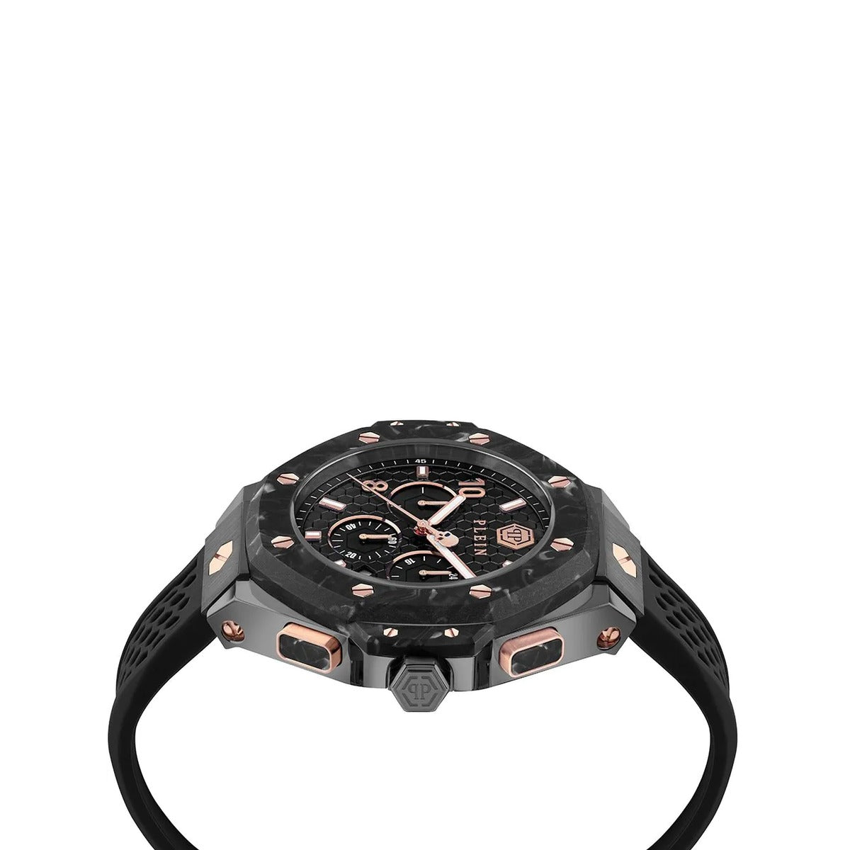 Philipp Plein Stainless Steel Black Dial 46mm Men's Watch