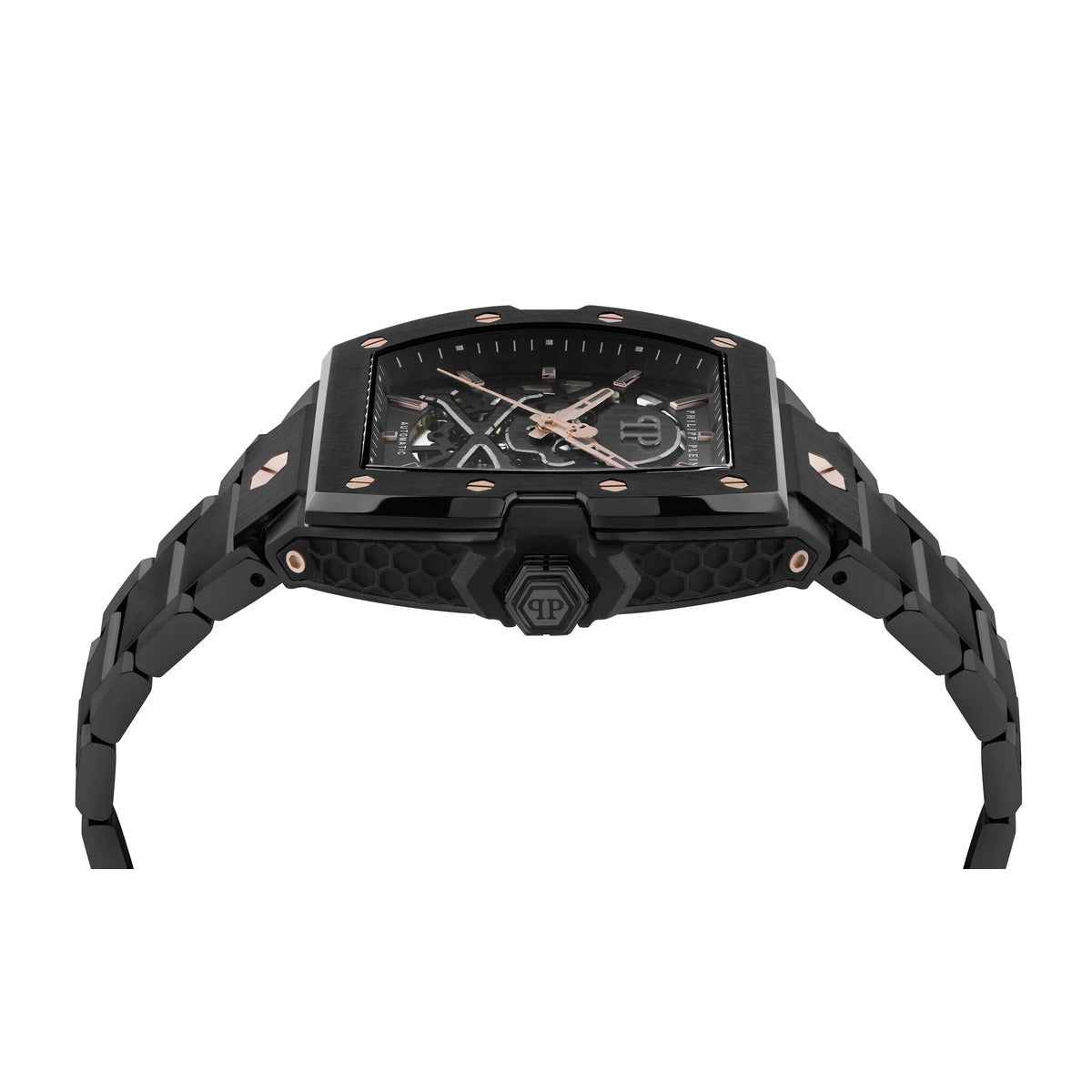 Philipp Plein Stainless Steel Black Dial Men's Watch