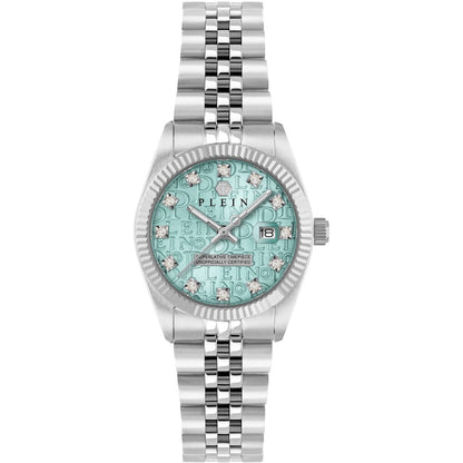 Philipp Plein Stainless Steel Blue Dial 28mm Women's Watch