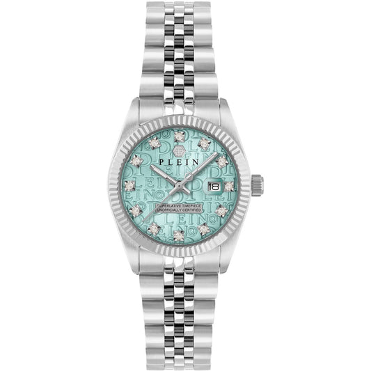 Philipp Plein Stainless Steel Blue Dial 28mm Women's Watch
