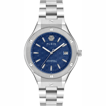 Philipp Plein Stainless Steel Blue Dial 44mm Men's Watch