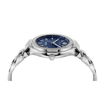 Philipp Plein Stainless Steel Blue Dial 44mm Men's Watch