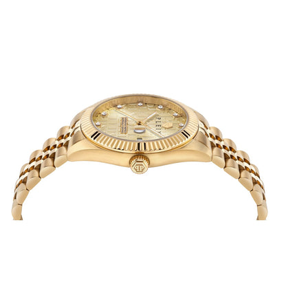 Philipp Plein Stainless Steel Gold Dial 41mm Men's Watch