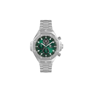 Philipp Plein Plein Chrono Royal Stainless Steel Green Dial 46mm Men's Watch