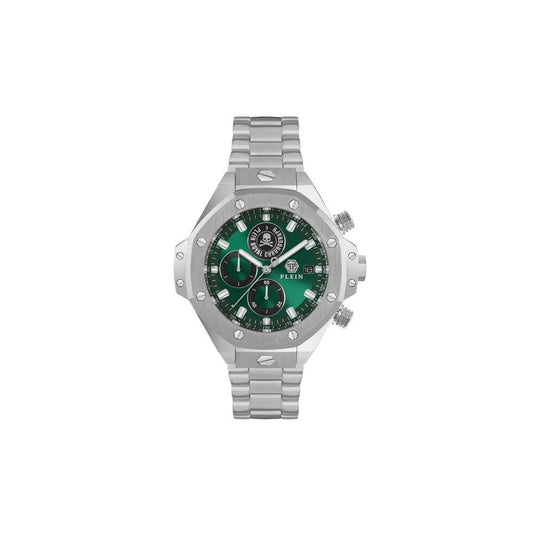 Philipp Plein Plein Chrono Royal Stainless Steel Green Dial 46mm Men's Watch