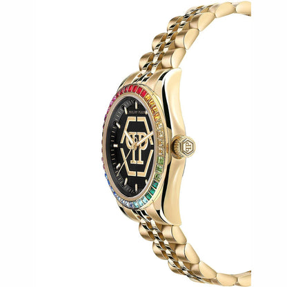 Philipp Plein Stainless Steel Black Dial 38mm Women's Watch