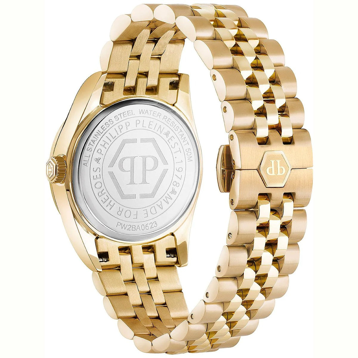 Philipp Plein Stainless Steel Black Dial 38mm Women's Watch