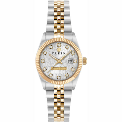 Philipp Plein Stainless Steel Silver Dial 28mm Women's Watch