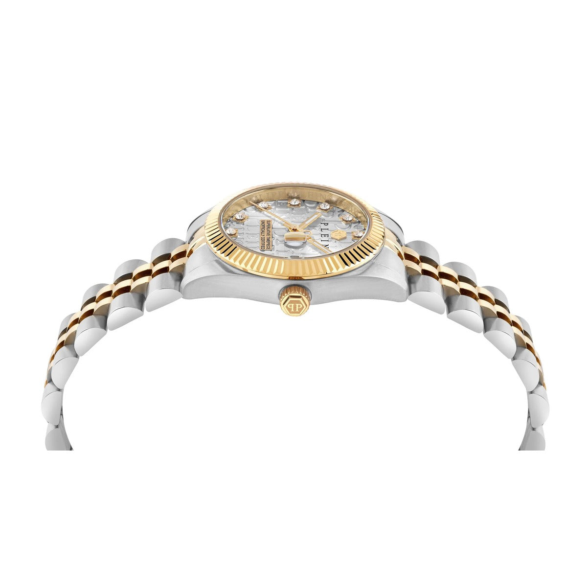 Philipp Plein Stainless Steel Silver Dial 28mm Women's Watch