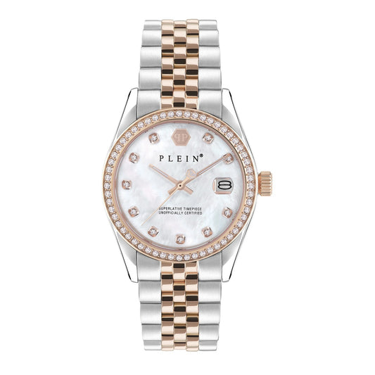 Philipp Plein Stainless Steel White Dial 34mm Women's Watch