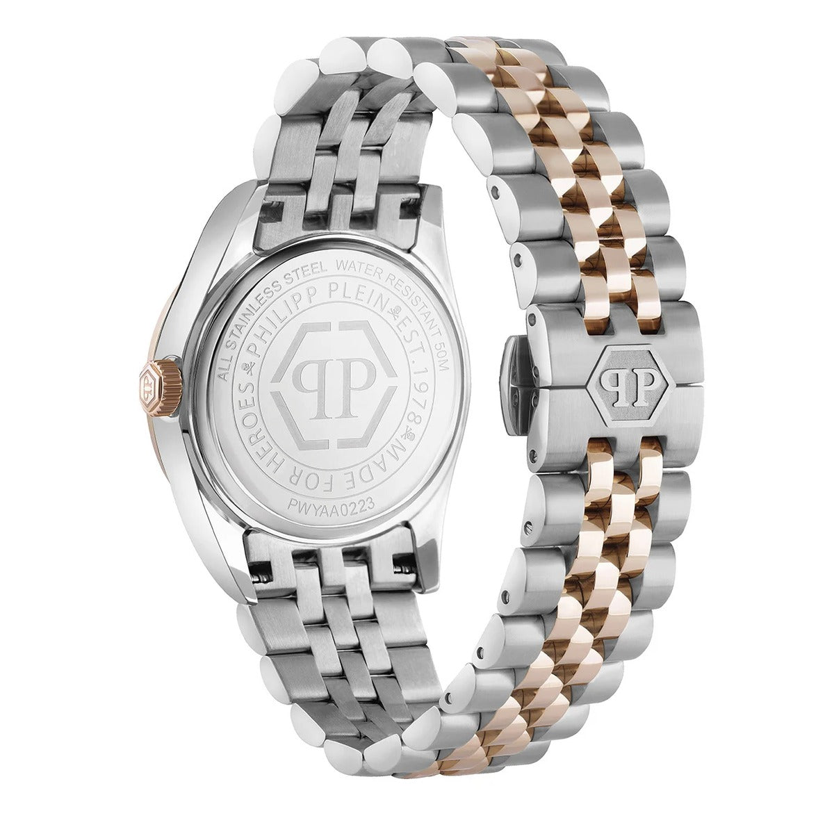 Philipp Plein Stainless Steel White Dial 34mm Women's Watch