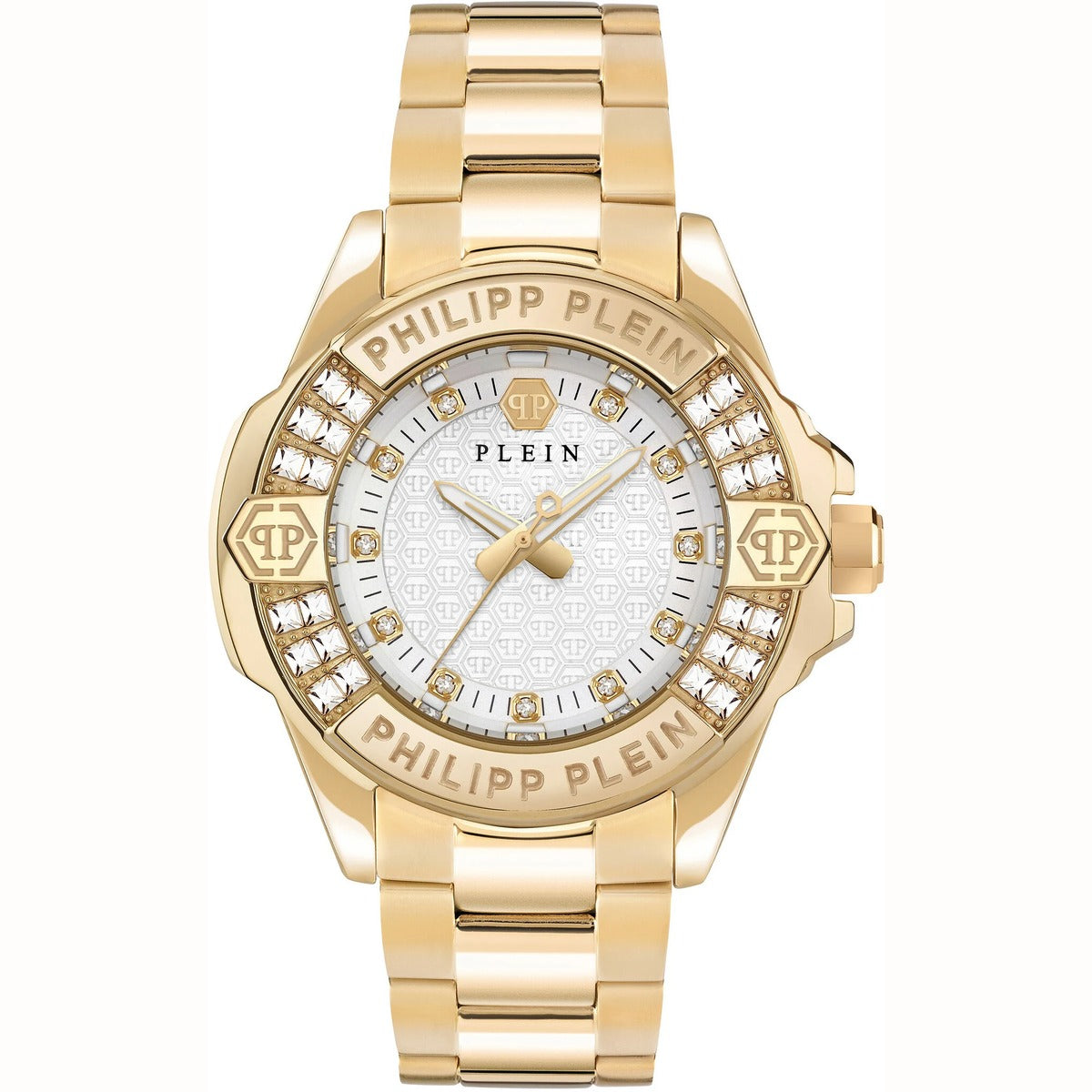 Philipp Plein Stainless Steel White Dial 38mm Women's Watch