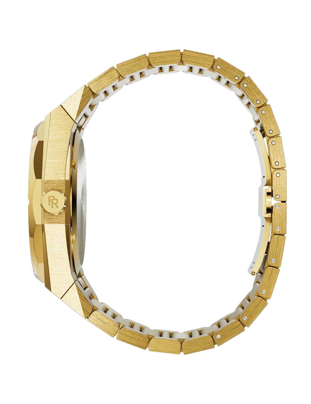 Paul Rich Moissanite Frosted Star Dust II Gold Quartz PR-46705 43mm 5 ATM Blue Dial Men's Watch