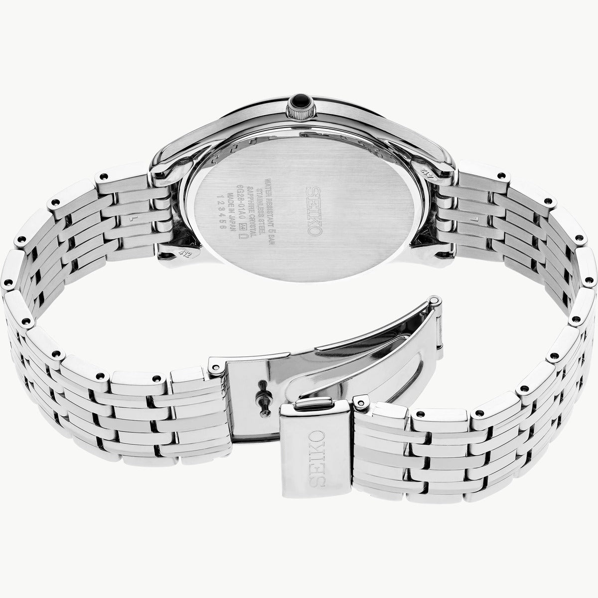 Seiko Stainless Steel 39mm Men's Watch