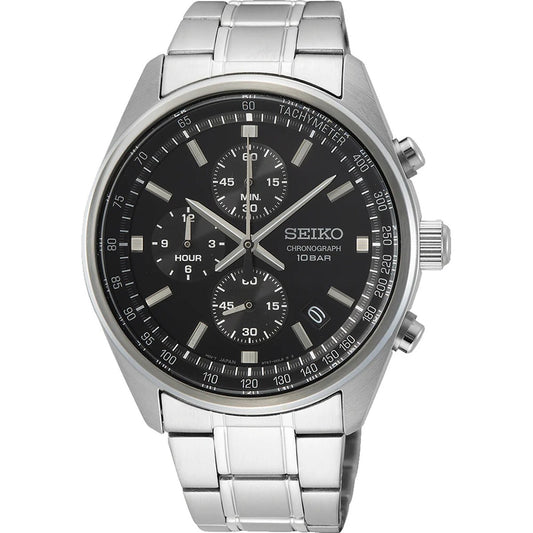 Seiko Stainless Steel 42mm Men's Watch