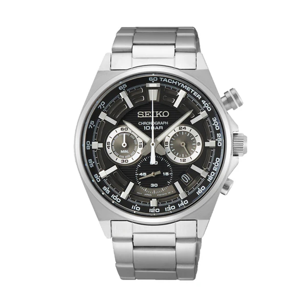 Seiko Stainless Steel 41mm Men's Watch
