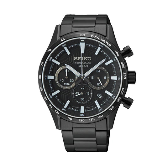 Seiko Stainless Steel 43mm Men's Watch