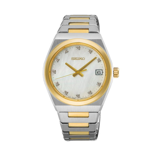 Seiko Stainless Steel 34mm Women's Watch