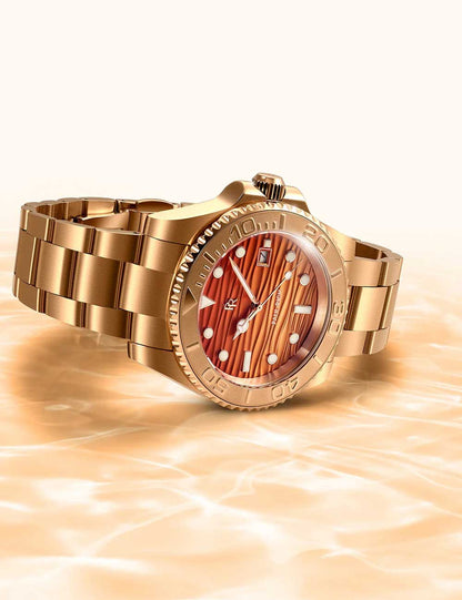 Paul Rich Crystal Bay Sunset Beach Quartz PR-46711 40mm 5 ATM Orange Dial Men's Watch