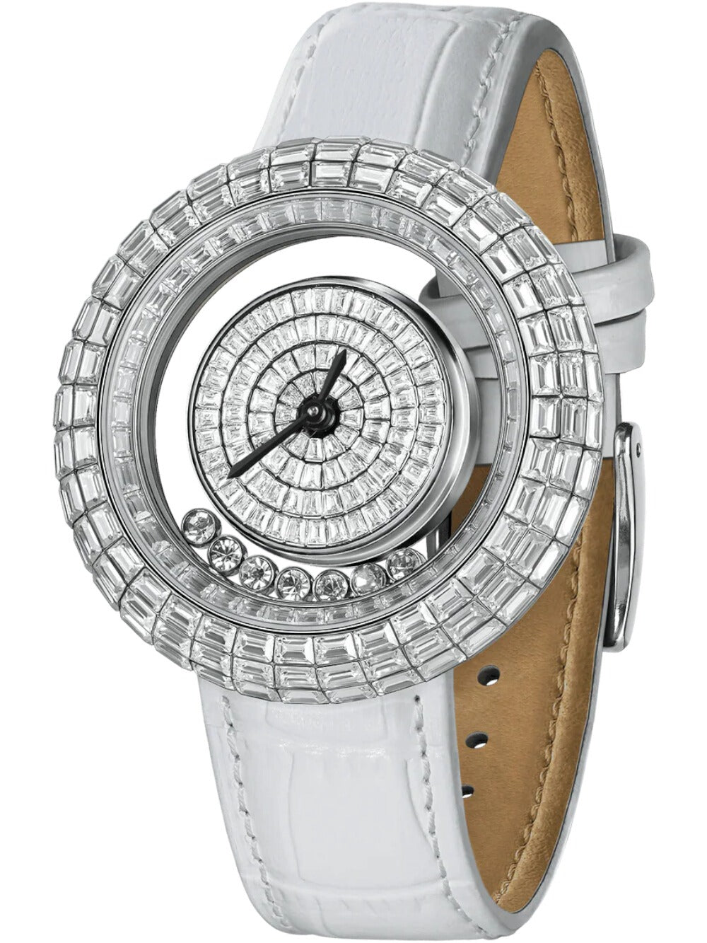 Tsar Bomba Nucleus Quartz TB8215L-01 44mm 3 ATM Silver Dial Women's Watch