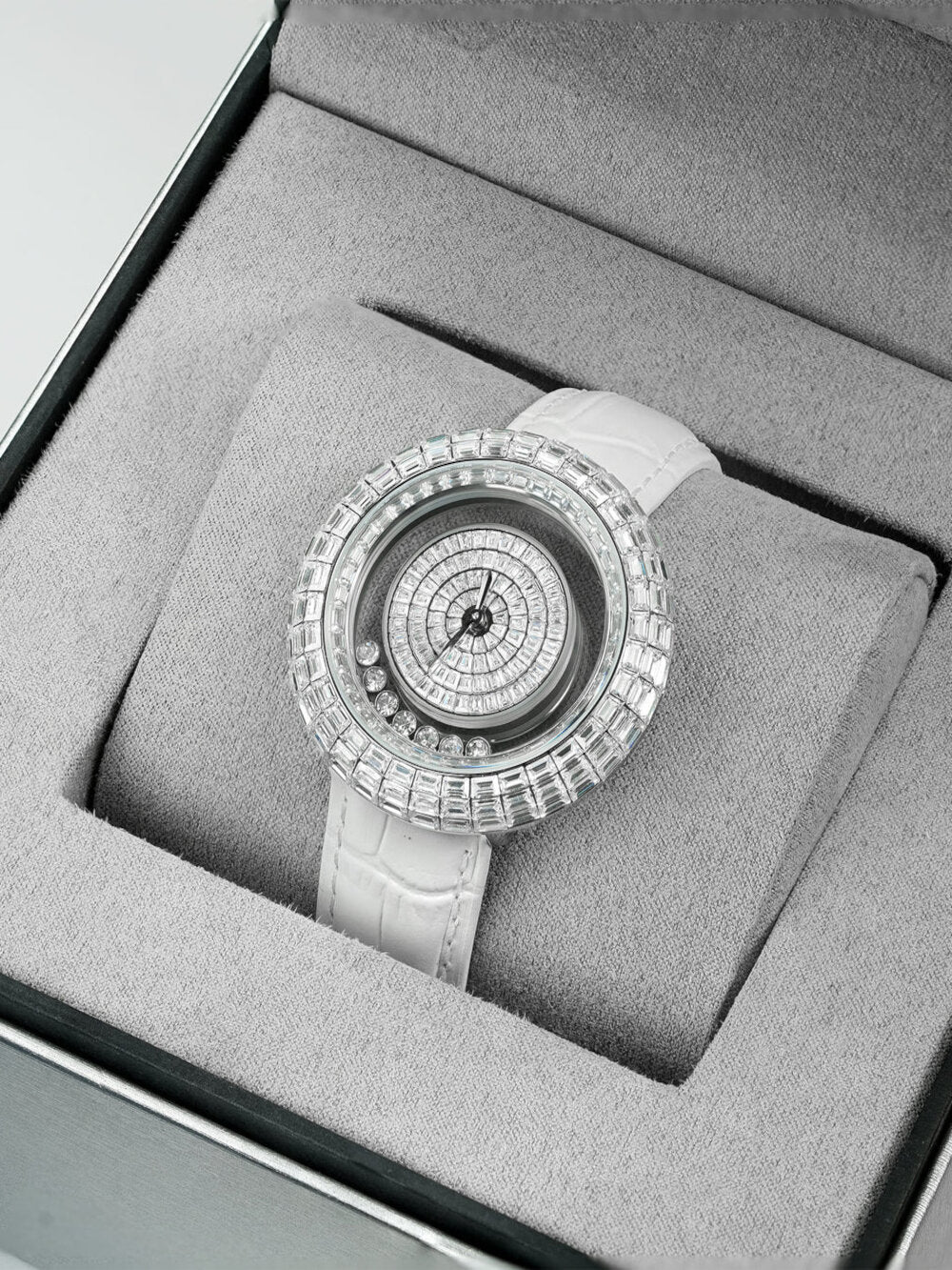 Tsar Bomba Nucleus Quartz TB8215L-01 44mm 3 ATM Silver Dial Women's Watch