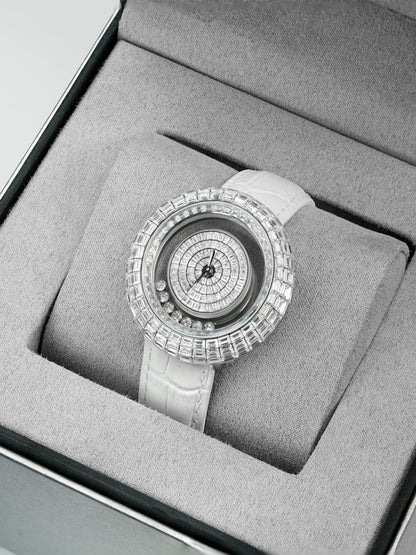 Tsar Bomba Nucleus Quartz TB8215L-01 44mm 3 ATM Silver Dial Women's Watch